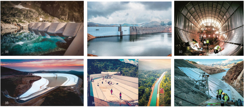 کاربرد ژئوممبران در نیروگاه های برق آبی